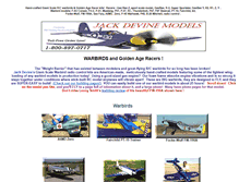 Tablet Screenshot of jackdevinemodels.com